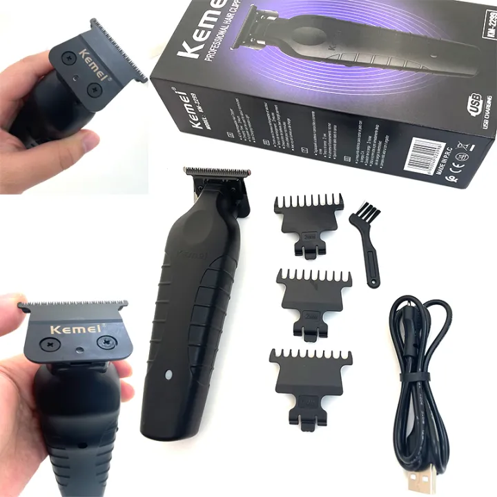 Kemei%202299%20Barber%20Cordless%20Hair%20Trimmer%200mm%20Zero%20Gapped%20Carving%20Clipper%20Detailer%20Professional%20Electric%20Finish%20Cutting%20Machine%20-%20Image%206