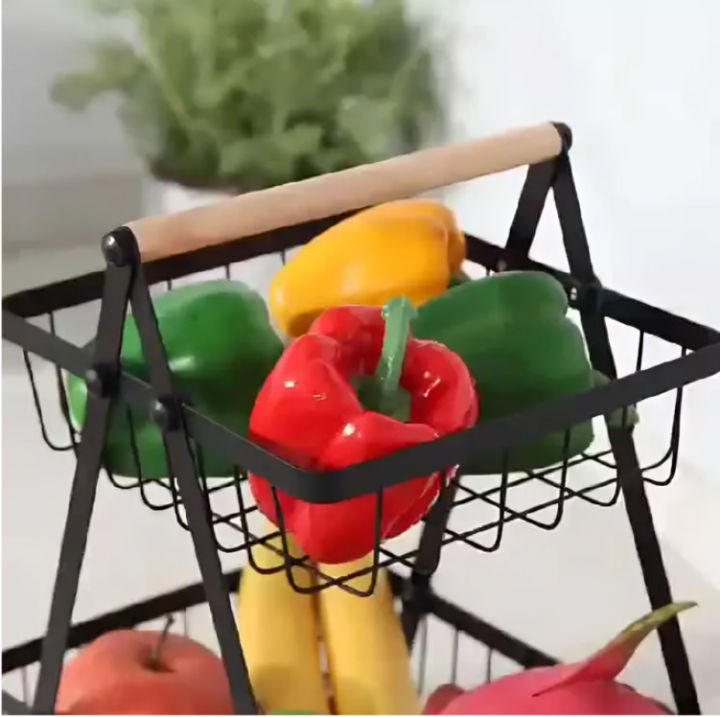2-Tier%20Countertop%20Fruit%20Basket%20Storage,%20Vegetable%20Rack%20Bread%20Display%20Stand%20for%20Kitchen,%20Black%20-%20Image%202