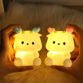 LED Luminous Cartoon Little Dragon Night Light Toys Portable Kids Bedroom Bedside Desk Light Atmosphere Lamp Decor. 