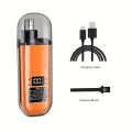 Nose Trimmer Portable Ear Nose Hair Trimmer Clipper with Digital Display Face Eyebrow Beard Shaver Painless Electric Nose Ear Hair Clippers  Portable Nose/Ear Hair Removal Tool Nose Hair Clipper. 