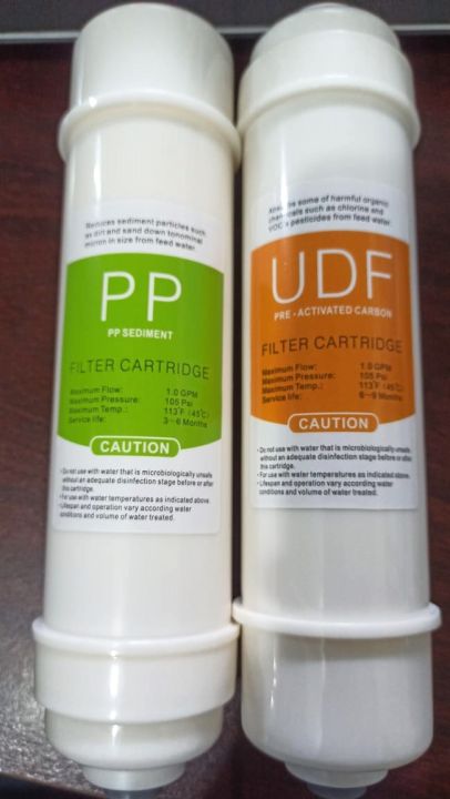 Inline PP Sediment / UDF Pre Activated Carbon Cartridge