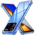 For Xiaomi Poco M4 Pro 4G - Premium Silicone Case Crystal Clear Soft TPU Ultra-Thin Transparent Flexible Protective Mobile Phone Back Cover. 