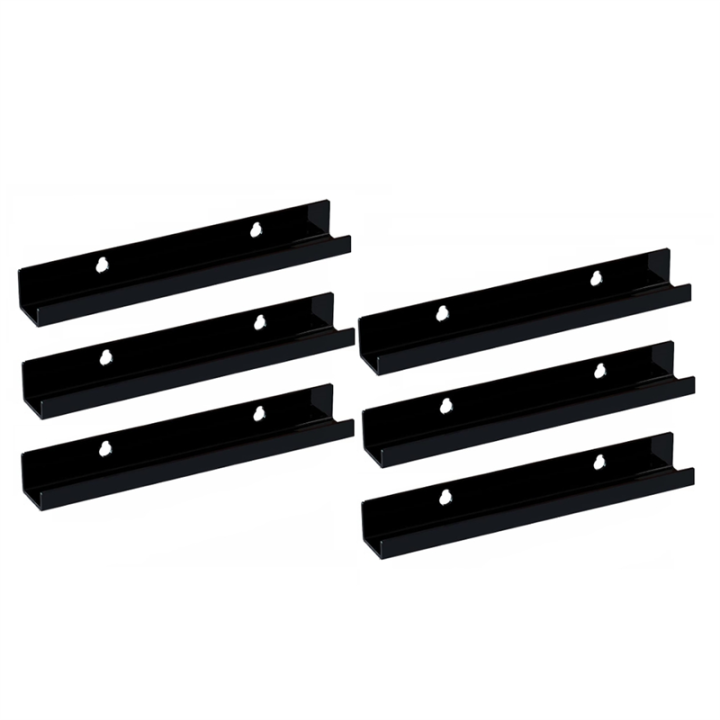 【On Sale】 Vinyl Record Floating Shelves 6 Pack, Record Shelf for Display, Vinyl Record Display Holder A