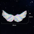 【Top-Rated Product】 1PC Angel Wings colorful Feathers Flying Swallow Performed Halloween Props Bride Flower Girl Dressed Up Cosplay Costumes. 