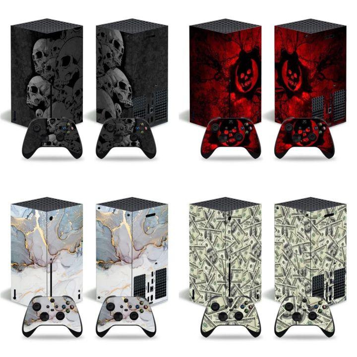 Skin Sticker Decal Cover for Xbox Series X Console and 2 Controllers Xbox Series X Skin Sticker Vinyl