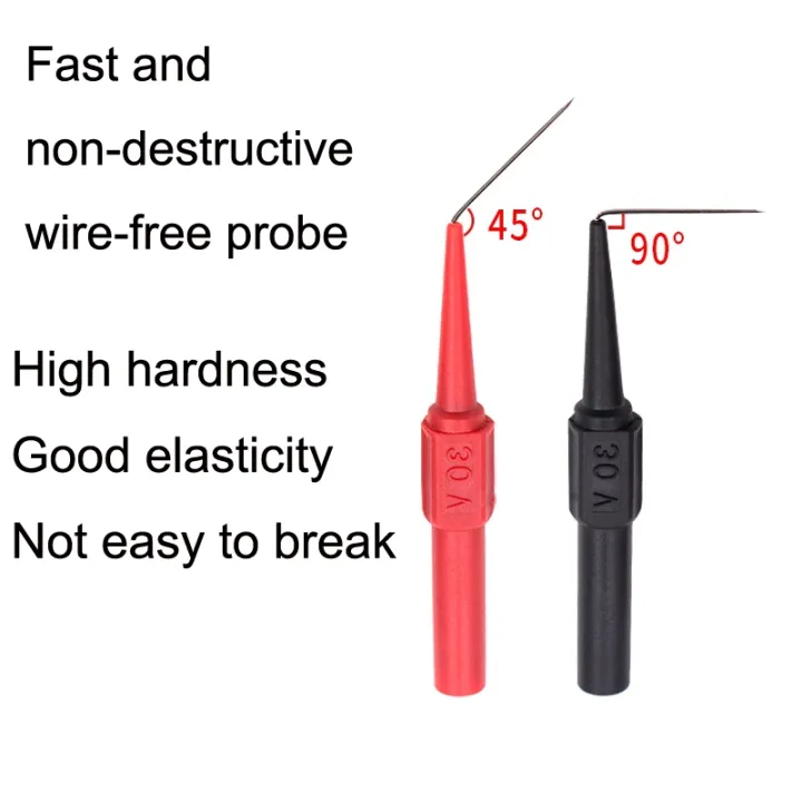2pcs%20/Pair%20Coarse%20Probe%20Auto%20Repair%20Test%20Multimeter%20Pen,%20Color:%20Red%20+%20Black%20-%20Image%204
