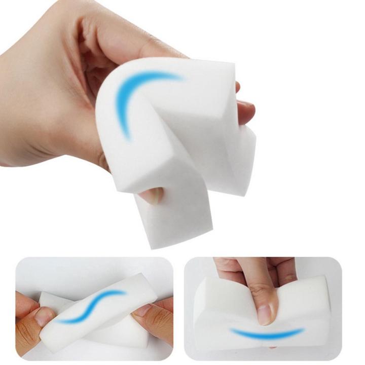 (New)10 * 6 * 2cm Magic crub ponge, Kitchen Cloth Nano Home Cleaning Wipe, White Melamine ponge Magic crubbing Car ponge