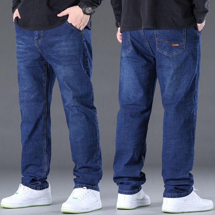Plus%20Size%2028-50%20Jeans%20Men's%20Blue%20and%20Black%20Can%20Choose%20Small%20Stretch%20Denim%20Pants%20Business%20Casual%20Trousers%20-%20Image%206