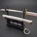 Fashion Special Roronoa Zoro Keychains Buckle with Toolholder Scabbard Katana Sabre Car Key Chains Gift Keyrings Jewelry. 