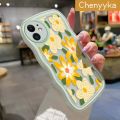 Chenyyka For Realme 9i Case Fashion Literary Flower Pattern Colorful Lovely Wave Border Soft Clear Shockproof Phone Cases Creative Camera Transparent Casing Simple Gentle Protective Cover. 