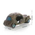 QI Resin Car Wreck Fishbowl Landscaping Various Styles Multipurpose Fish Shrimp Shelter Excellent Breeding Environment Aquarium Ornaments. 