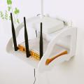 2 layer Wall Mount Wifi Router Storage Rack Wall Mount Wifi Router Storage Set-top Box. 