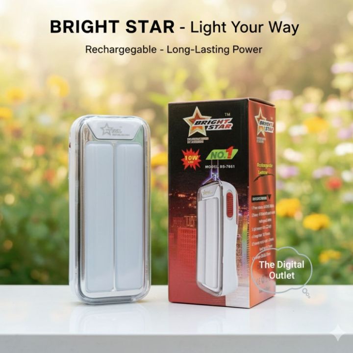 BRIGHT STAR BS-7651 Rechargeable 10W LED Desk Lamp