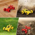 360°Rotation Pull Back Toy Cars,Upright Walking Rotatable Head Inertia Vehicle Playsets Toy Cars for Kids.