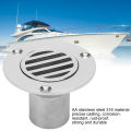 1X MJS025 Boat Yacht Floor Deck Drain Scupper 316 Stainless Steel Water. 