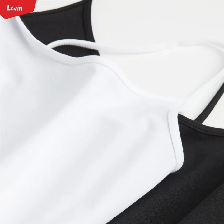 Women's%20Cotton%20Scoop%20Neck%20Camisole%20Non%20Adjustable%20Spaghetti%20Strap%20Tank%20Top%20From%20Levin%20-%20Image%204