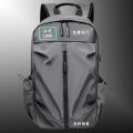 Stylish casual water-repellent backpack breathable trendy college student school bag commuter men's laptop bag.