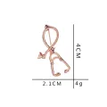 Fashion Trend Brooch Doctor Nurse's Stethoscope Brooch Medical Jewelry Pin. 