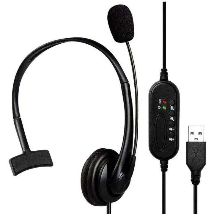 Single%20Ear%20Headset%20with%20Microphone%20USB%20Headphones%20with%20Noise%20Cancelling%20Boom%20Mic%20and%20Mute%20Button.%20Best%20fit%20for%20Zoom,%20Skype,%20Conference%20Calls,%20Office%20and%20Learning%20-%20Image%202