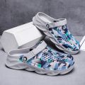 High Quality Clogs Men's Sports Slippers 2022 Summer Quick Drying Beach Sandals Black Red Thick Bottom Garden Flip Flop Man. 