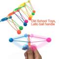 【Latest Style】 5pcs Old School Toys Latto Latto Stick Large Lato Lato Handle Lato Lato Matic.