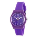 UniSilver TIME Womens Violet Analog Rubber Watch KW3494-2002. 