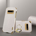 Casing for Samsung Galaxy S10 5G Crocodile Pattern 360 Degree Rotating Ring Cover Compatible with Magnetic Car. 