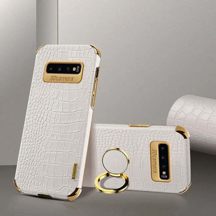 Casing%20for%20Samsung%20Galaxy%20S10%205G%20Crocodile%20Pattern%20360%20Degree%20Rotating%20Ring%20Cover%20Compatible%20with%20Magnetic%20Car%20-%20Image%202