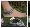 Indian Oxidized Anklets Nupur With Beautiful Design For Women -2p.