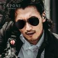 CAPONI Rimless Avation Sun Glasses For Men Discoloration Driving Fishing Polarized Sunglasses Light Weight Shades Male BS7466.