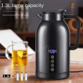 1300ML Car Hot Kettle Portable Water Heater Travel Auto 12V/24V for Tea Coffee 304 Stainless Steel Large Capacity VehicleBasketball. 