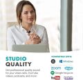 Lavalier Microphone Compatible with DJI Osmo Pocket 3, Insta360 X2 X3 Cameras - USB-C Lavalier Lapel Clip External Microphone.