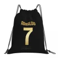 CR7 Cristiano Ronaldo Backpacks Casual Portable Drawstring Bags Drawstring Bundle Pocket Shoes Bag Book Bags For Travel Students. 