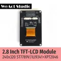 2.8-inch TFT display screen color screen ST7789/ILI9341 SPI LCD 240x320 LCD module. 