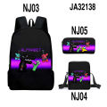 Game peripherals: Alphabet Lore, school bag, alphabet legend, backpack, shoulder bag, pencil case, backpack three-piece set. 