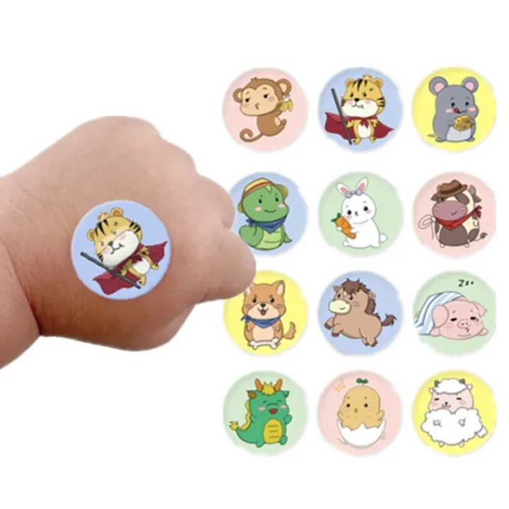 120pcs/set%20Cartoon%20Patch%20for%20Children%20Kids%20Wound%20Plaster%20First%20Aid%20Bandages%20Strip%20Round%20Shape%20Available%20Kawaii%20Band%20Aid%20Sticking%20-%20Image%203