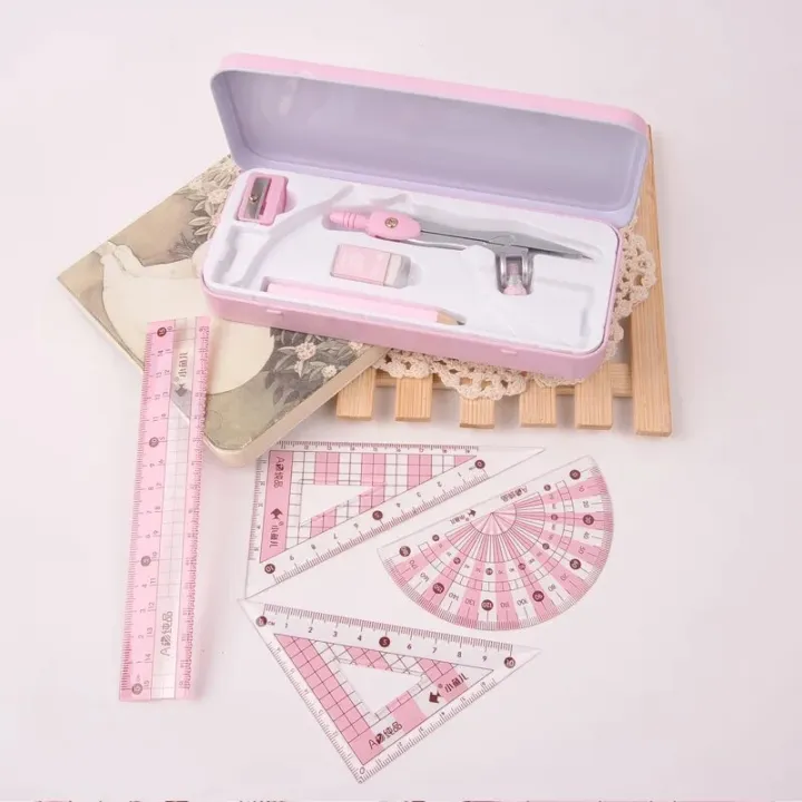 8Pcs/Set%20Ruler%20Compass%20Pencil%20Set%20Geometry%20Math%20Student%20Drawing%20Stationery%20Mathematical%20for%20Boy%20Girl%20Gift%20Kawaii%20School%20Supplies%20-%20Image%205