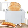 NAMUNY 2 Slices Slots Stainless Steel Automatic Electric Bread Toaster Mini Household Breakfast Baking Bread Machine EU Plug. 