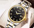 Olevs 5563 Golden Stainless Steel Analog Wrist Watch For Men - Watch For Men. 
