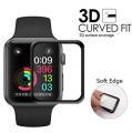 iWatch 44mm Full Cover Curved Tempered Glass Screen Protector 3D Protective Glass.