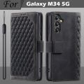 For Samsung Galaxy M34 5G case Wallet Flip leather Etui Coque Samsung M34 case M 34 Cover for Samsung M54 Phone case Card Holder.