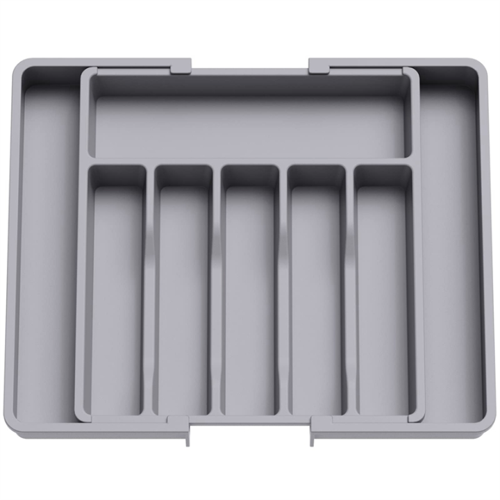 Cutlery Drawer Organiser Expandable Utensil Tray for Kitchen, Adjustable Silverware and Flatware Holder Durable