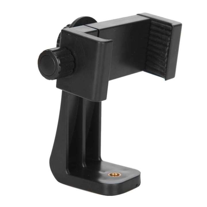 Tripod Mount Phone Clip Vertical Bracket 360 Degree Rotating Tripod Adapter