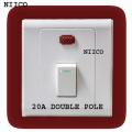 Wener Plus Switch Heavy Duty 20 Ampere Double Pole Switch.