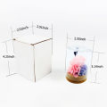 Migeet Preserved Re-al Rose Flower Eternal Rose in Glass Scented fo-rever Rose Flower Present for Women Mother's Day Valentine Romantic Wedding Home Party Festivals Anniversary Christmas Eve. 