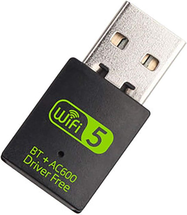 [BD]USB WiFi Bluetooth Dongle, 600Mbps dual band 2.4G/5G wireless Wi-Fi adapter network card for laptop desktop Windows