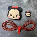 Disney Stitch Cable Protector Holder Phone Cord Charger Protector for iPhone / iPad 18W/20W Fast Charger Protection Organizer. 
