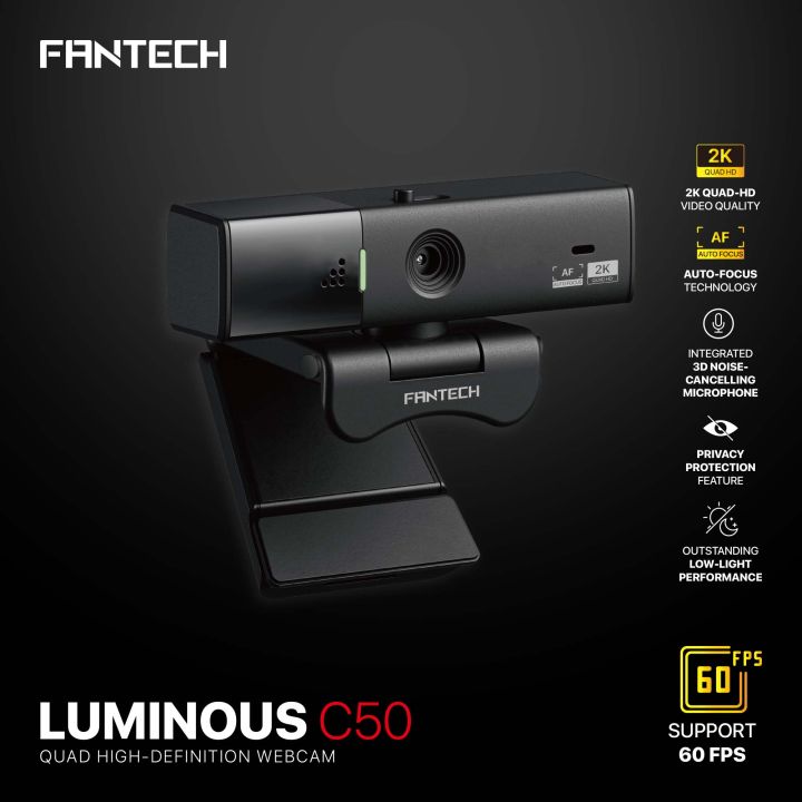 Fantech Luminous C50 - Quad High-Definition Webcam