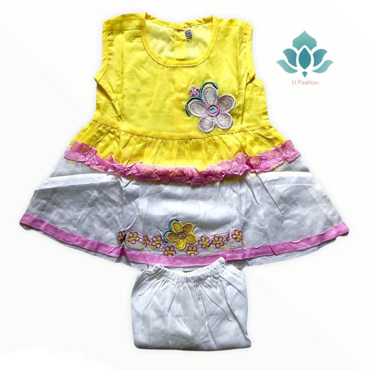 Baby%20Girl%20Formal%20Frock%20Cotton%20Summer%20Dress.%20-%20Image%202