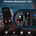 Outdoor Smart Watch Men 400mAh Large Battery Fitness Tracker Heart Rate IP67 Waterproof Bluetooth Call Sport Military Smartwatch.